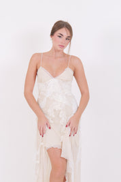SLIP DRESS IRIS ALMOND