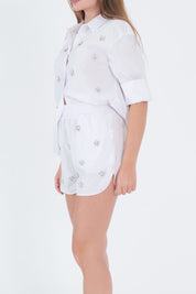 SHORTS BIANCO JEWELS