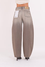 JEANS LUCY GRIGIO SABBIATO
