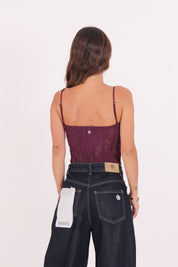 BUSTIER VIVI RUBY NOIR