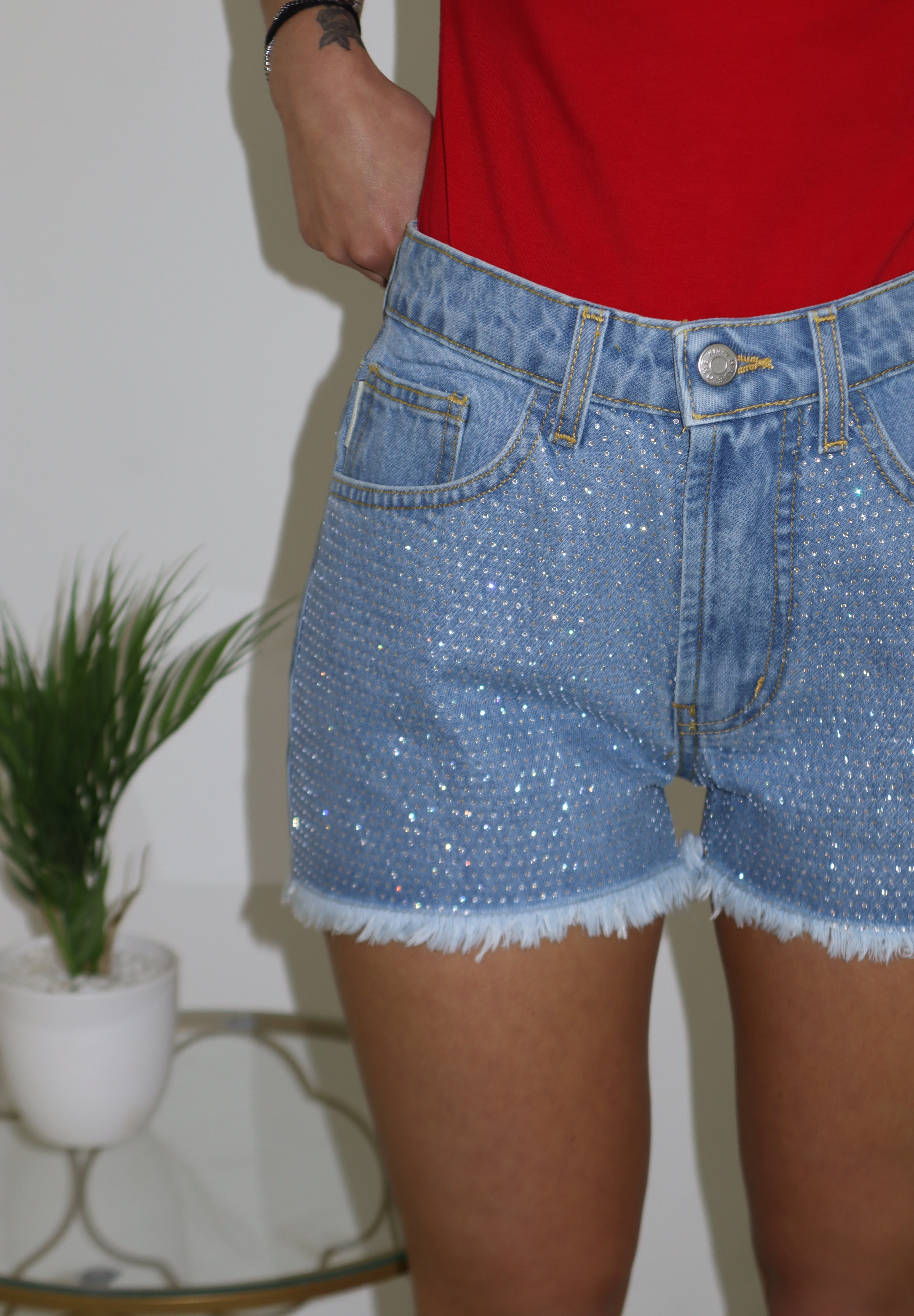 SHORT RHINESTONE