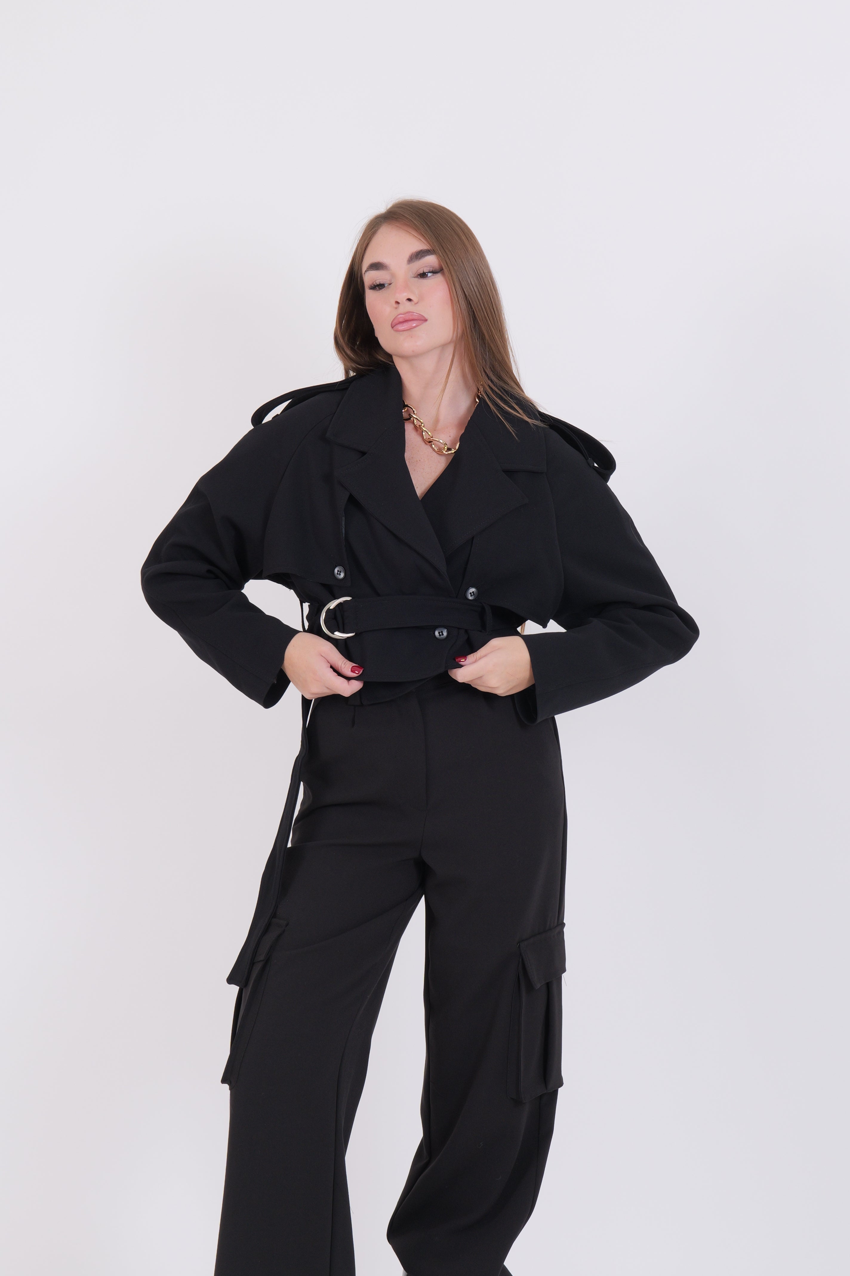 TRENCH CROP NERO