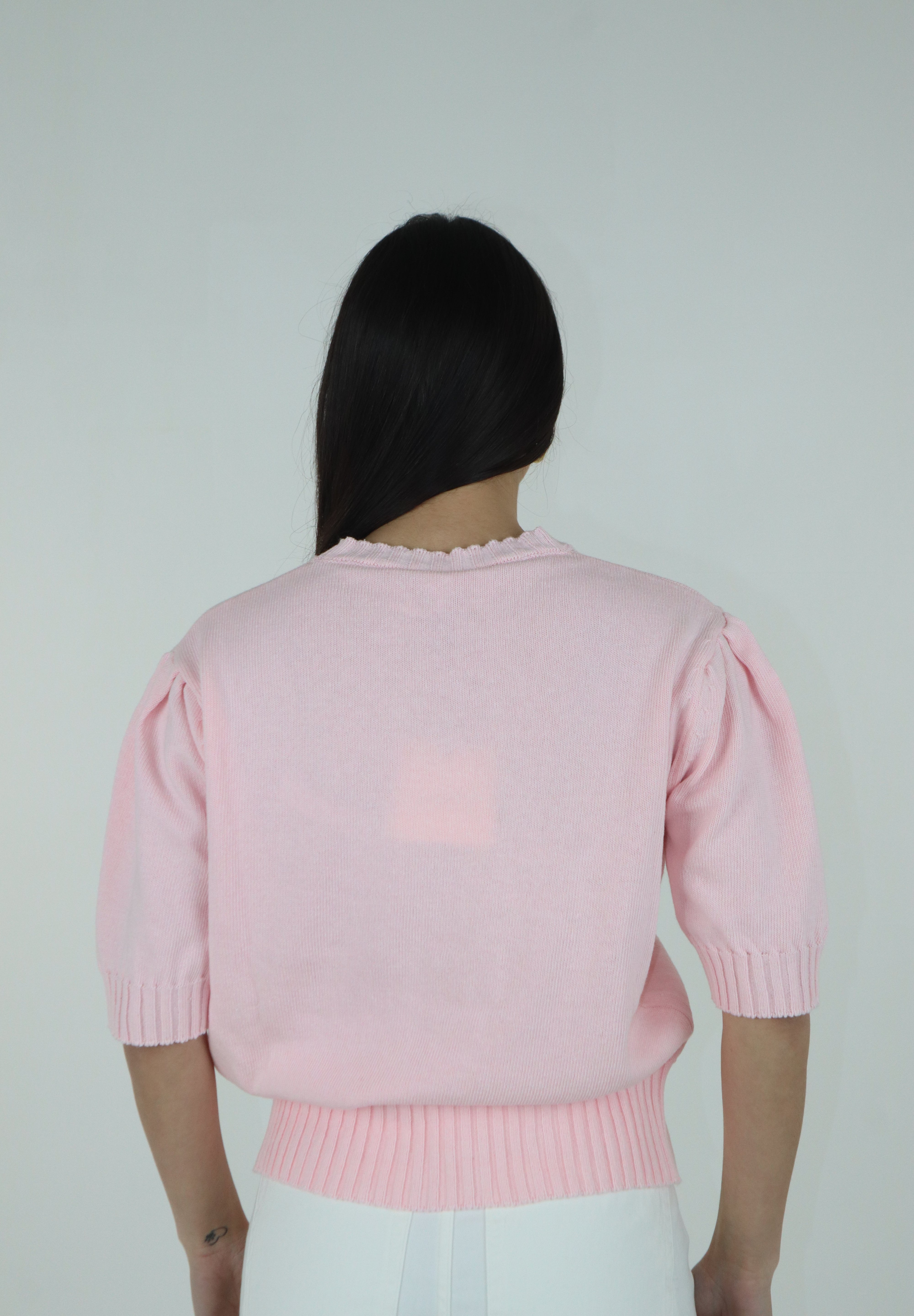 MAGLIA MEZZA MANICA SBUFFO PINK