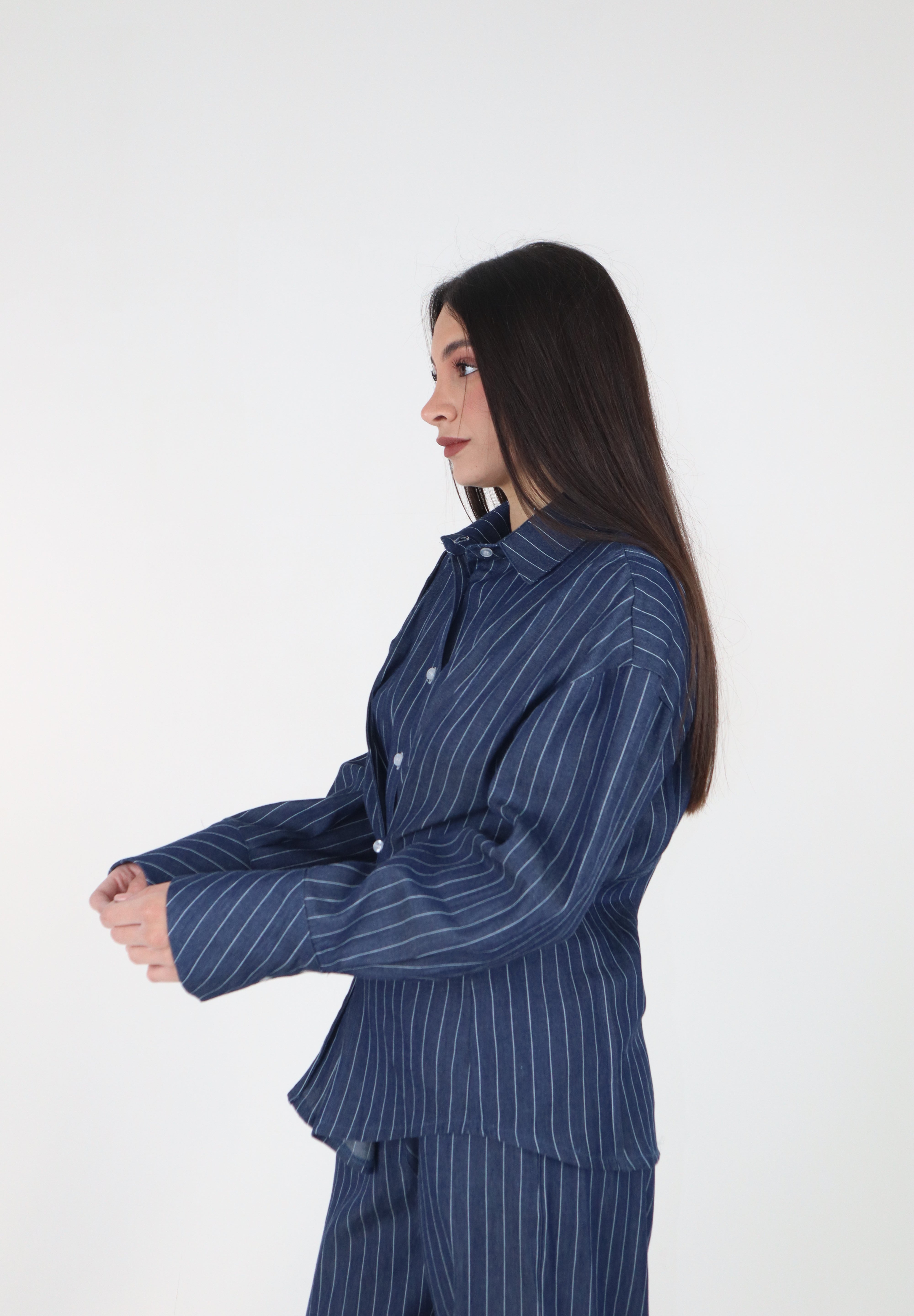 CAMICIA DENIM GESSATA