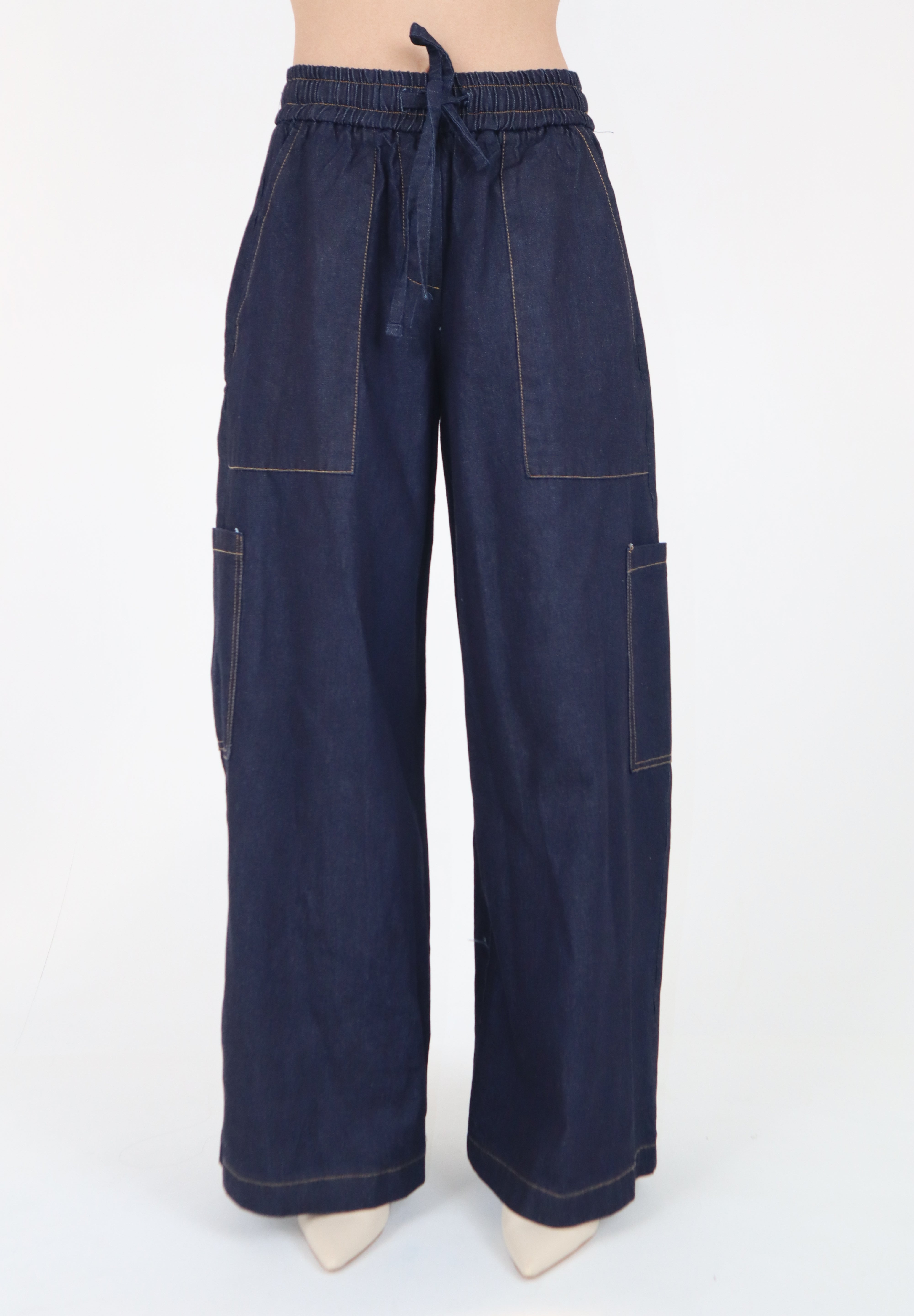 PANTALONE DENIM COULISSE