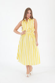 ABITO LINES GIALLO