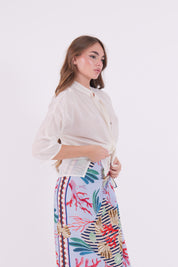 CAMICIA MUSSOLA BURRO
