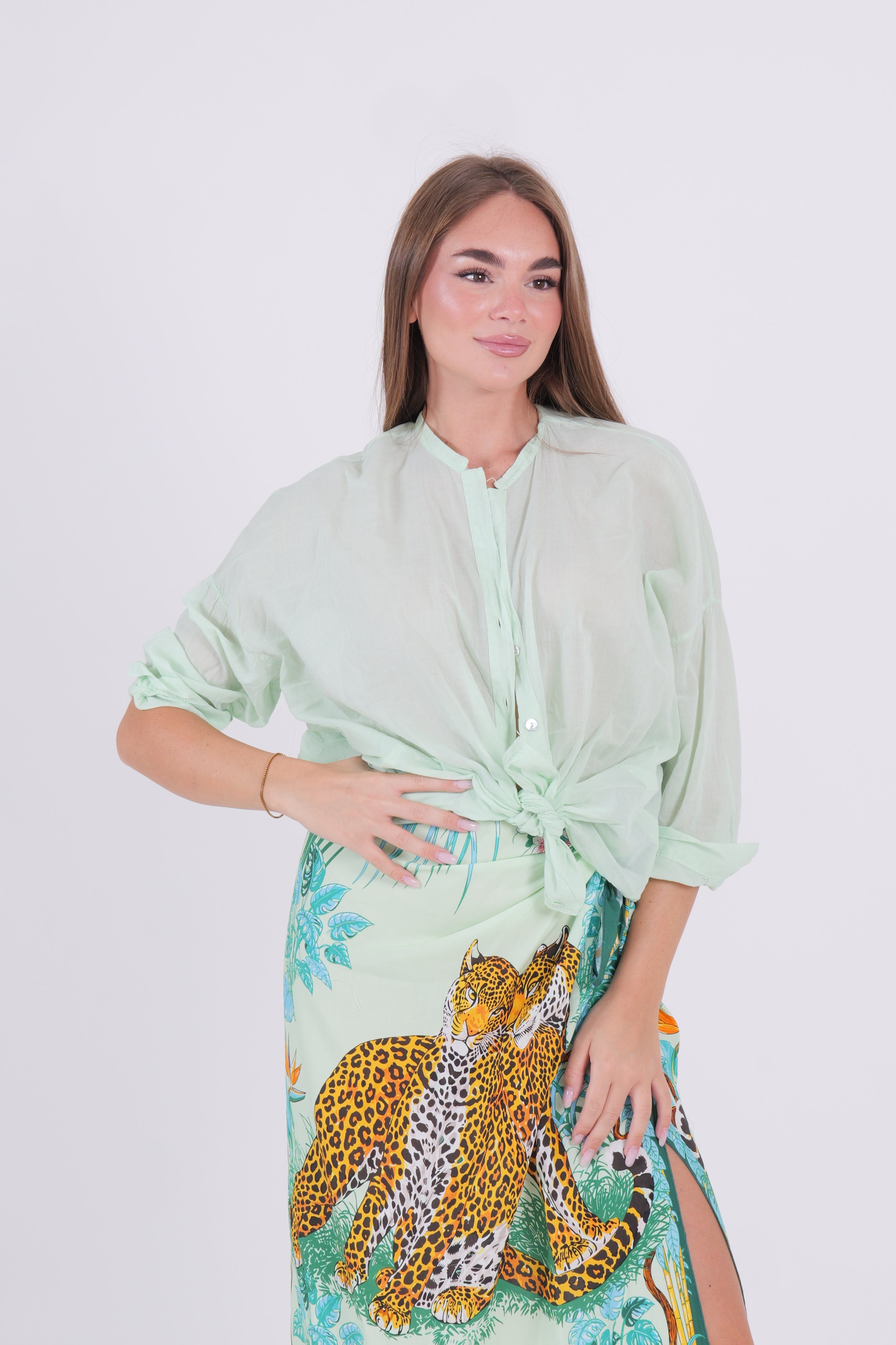 CAMICIA ACQUA MARINA