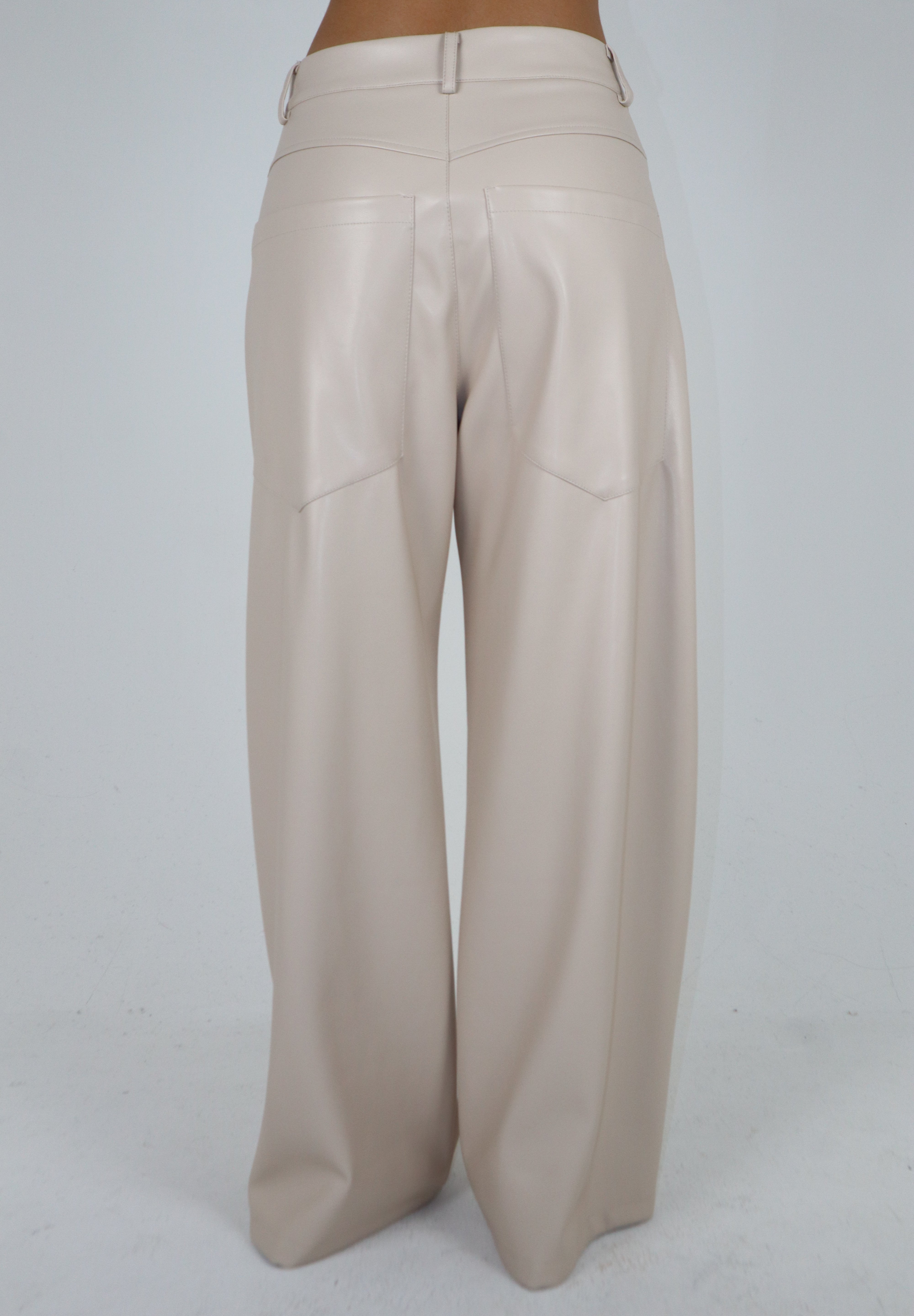 PANTALONE LEATHER BUTTER