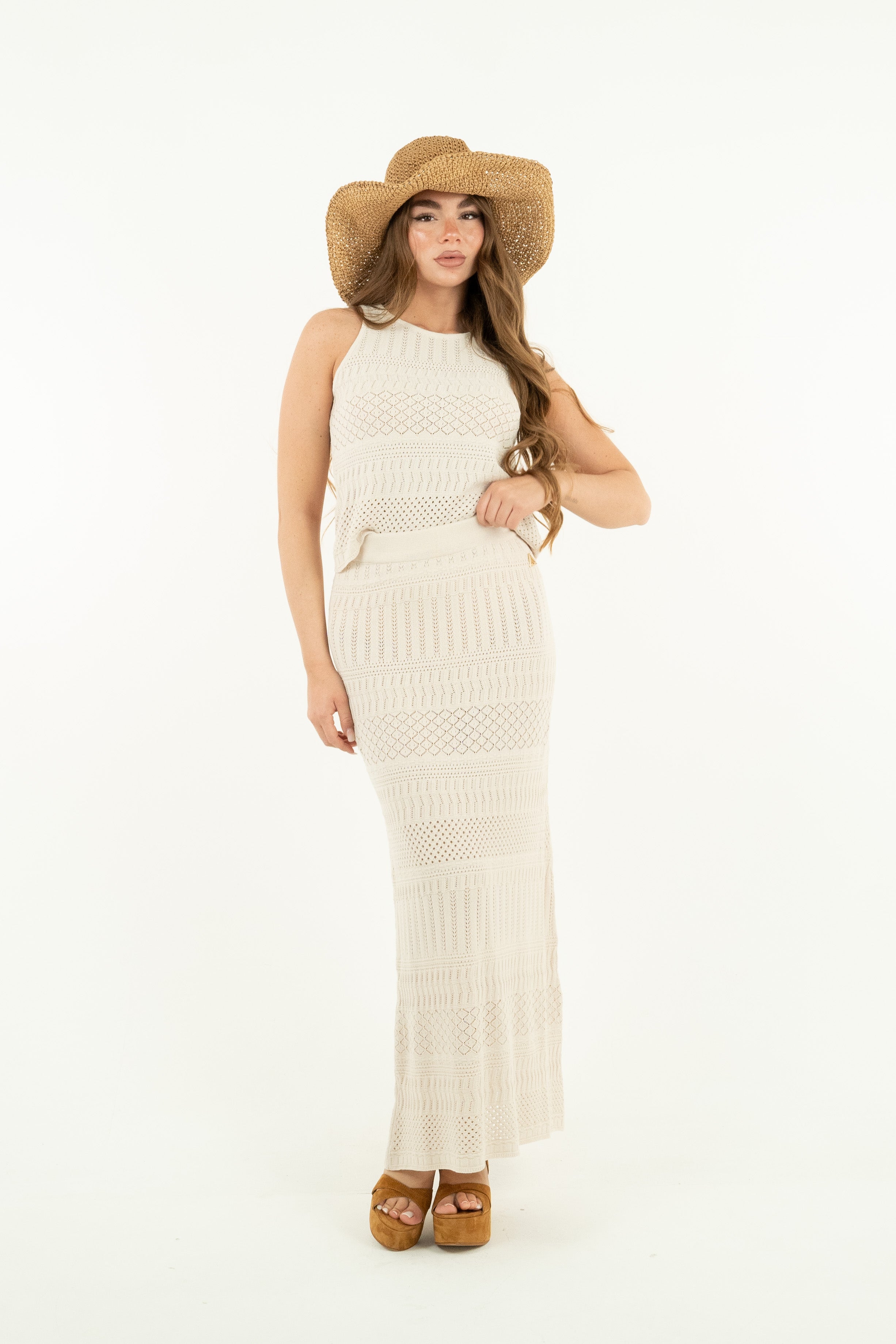 GONNA MAXI LACE PANNA