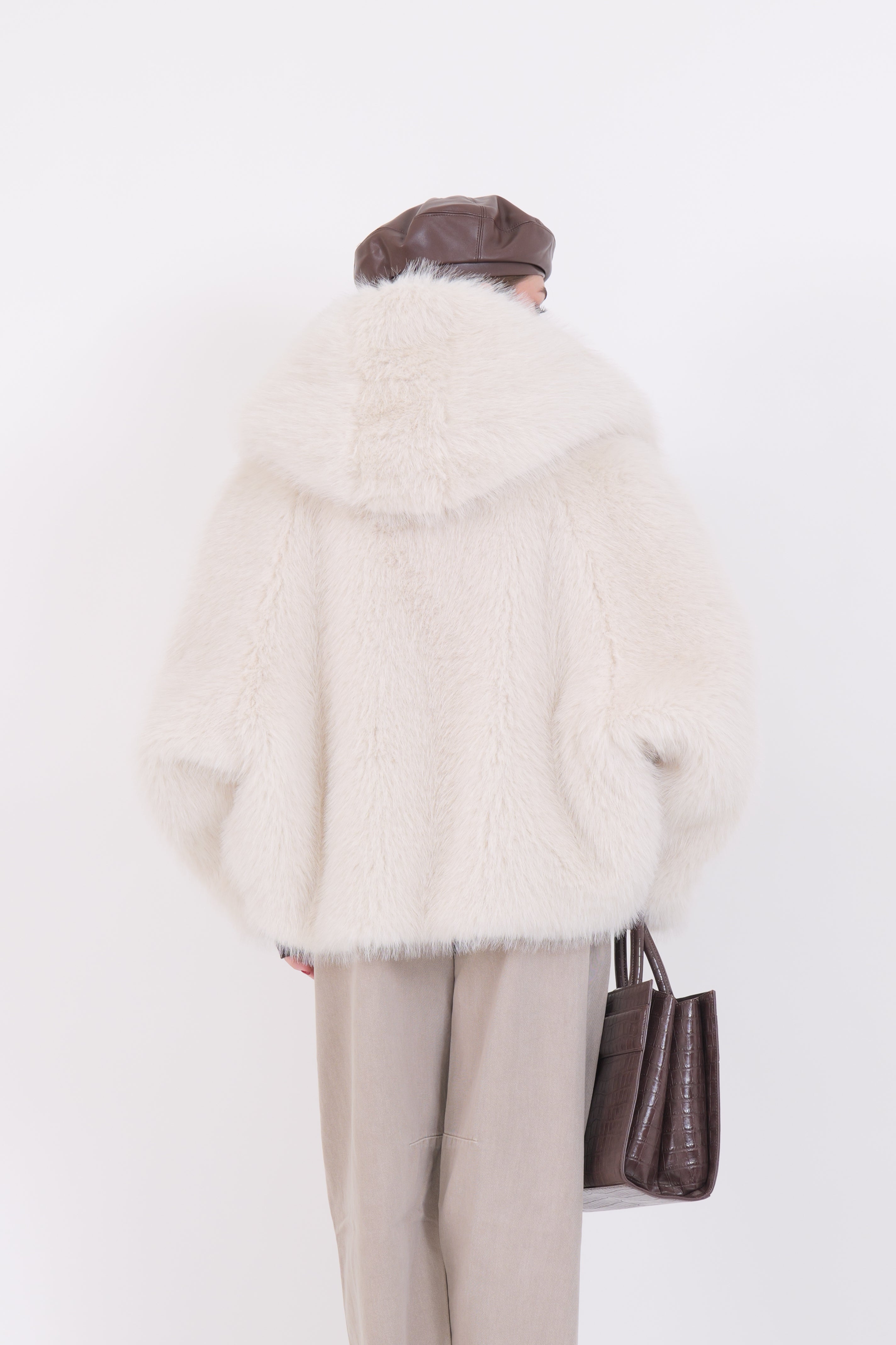 FUR ZAIRA WHITE