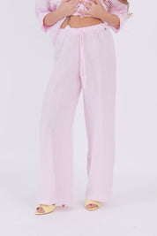PANTALONE LINO ROSA DIXIE