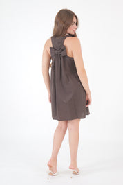 MINI DRESS FIOCCO MORO