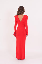 DRESS AYSEN ROSSO