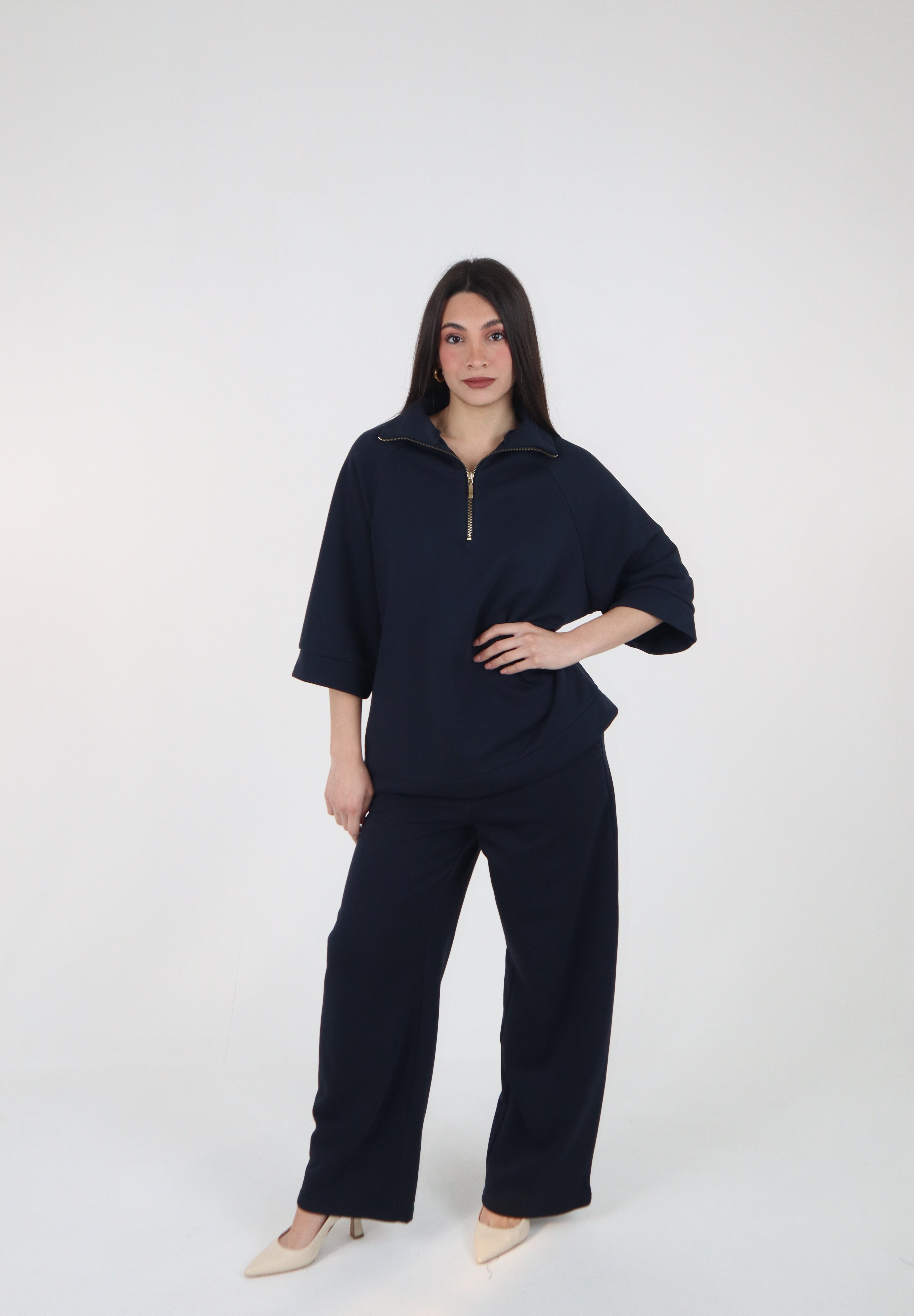 PANTALONE BARREL BLU
