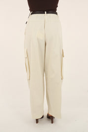PANTALONE CARGO BURRO