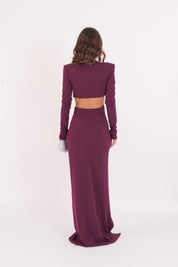 LONG DRESS DAFNE RUBY NOIR