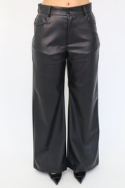 ECO-LEATHER TROUSERS