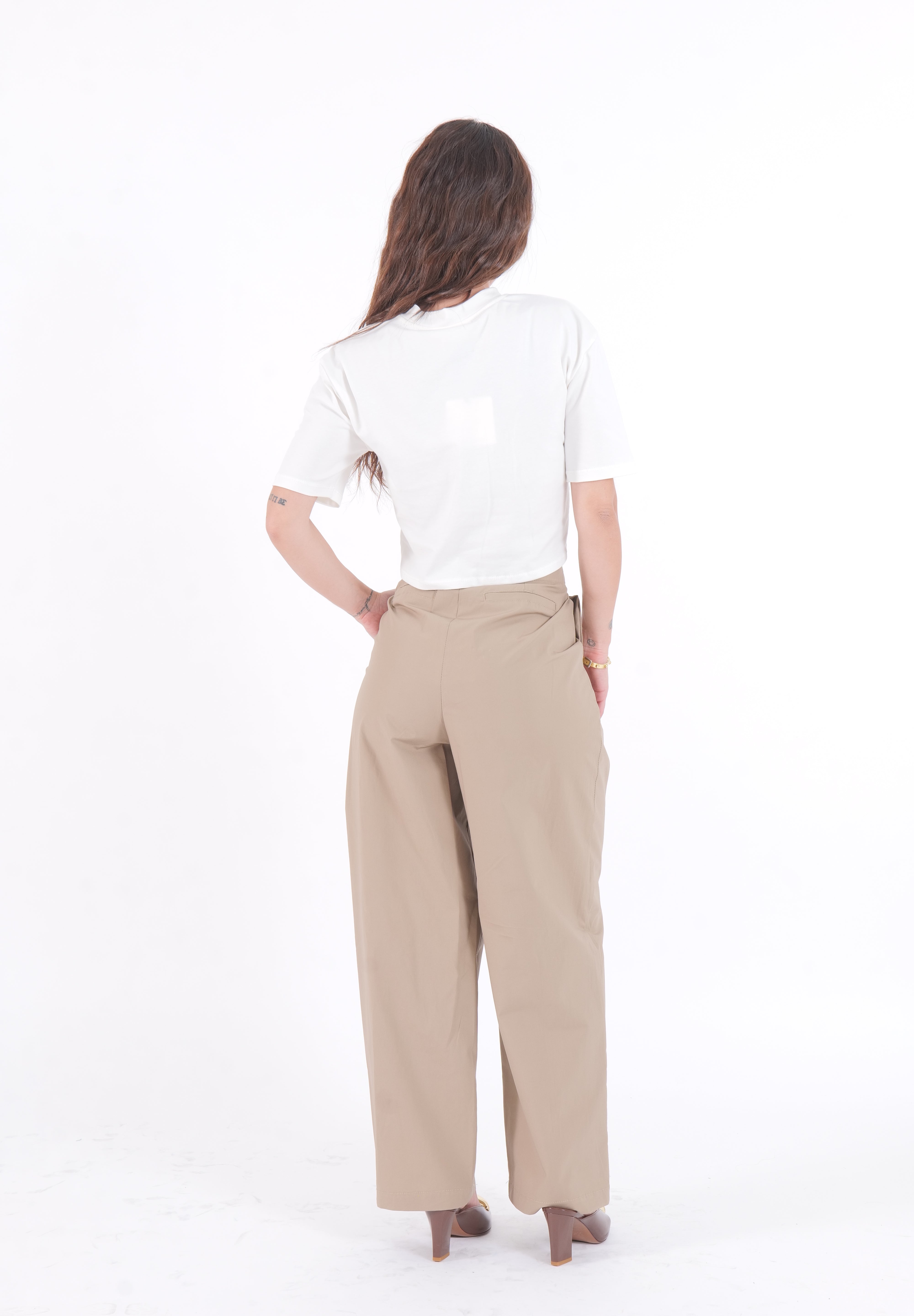 PANTALONE COTTON CAMEL