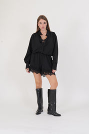 MINI JUMPSUITE PIZZO NERO