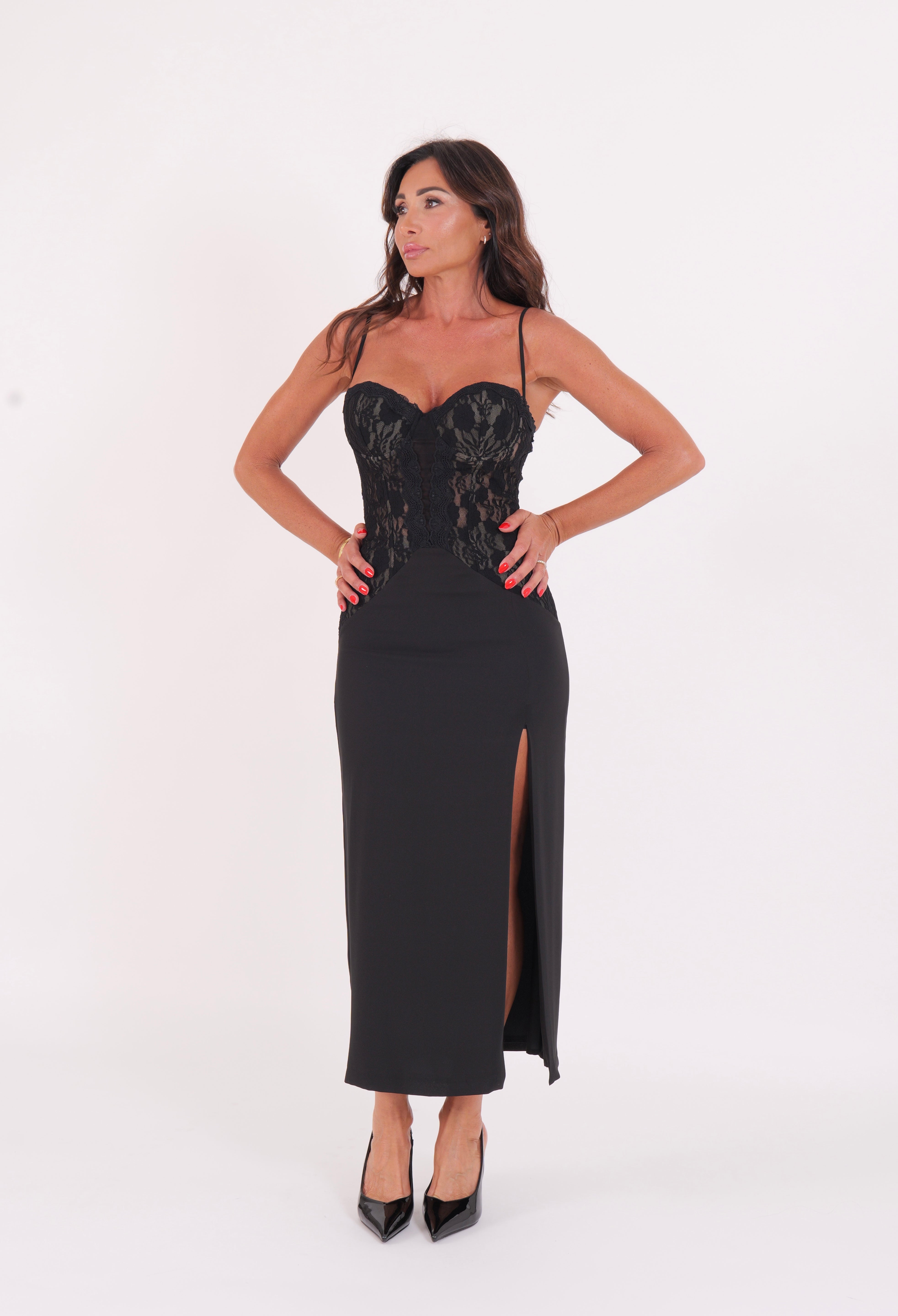 BUSTIER DRESS TAHLIA BLACK
