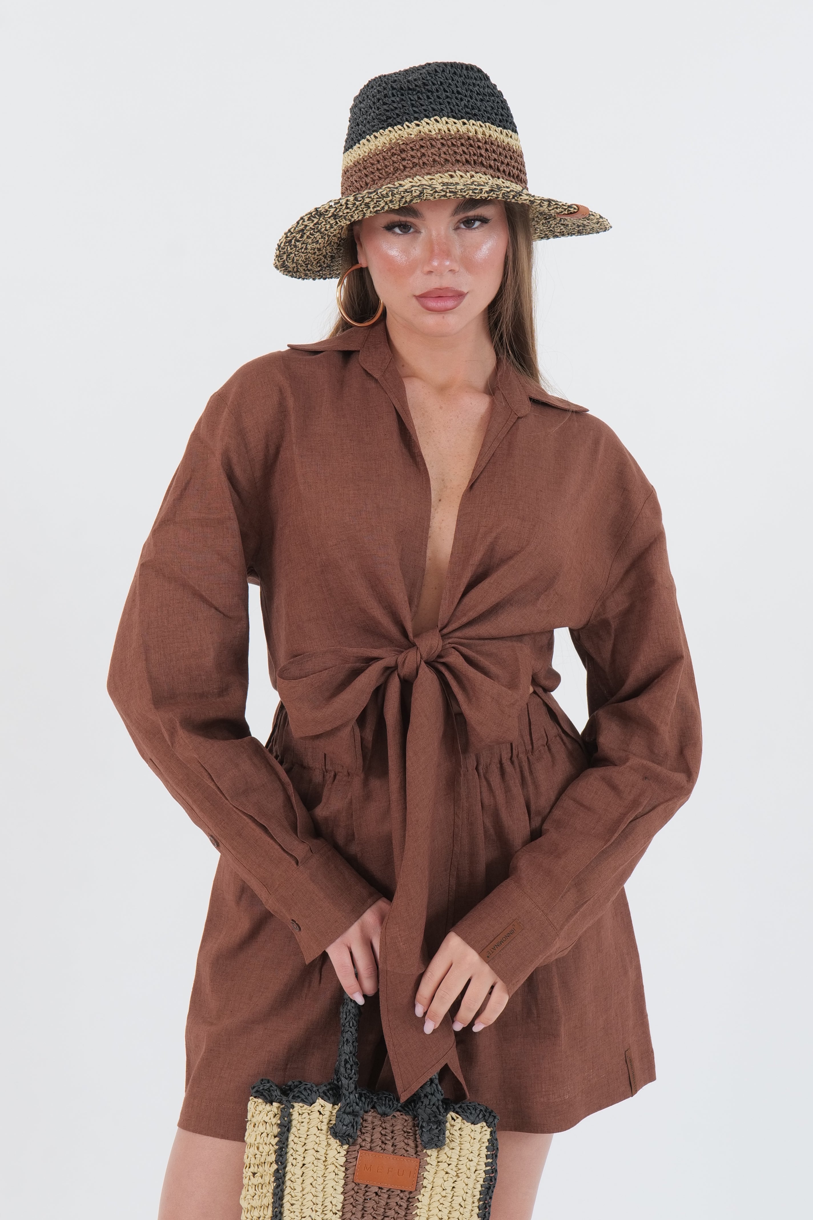 CAMICIA ADA MOKA