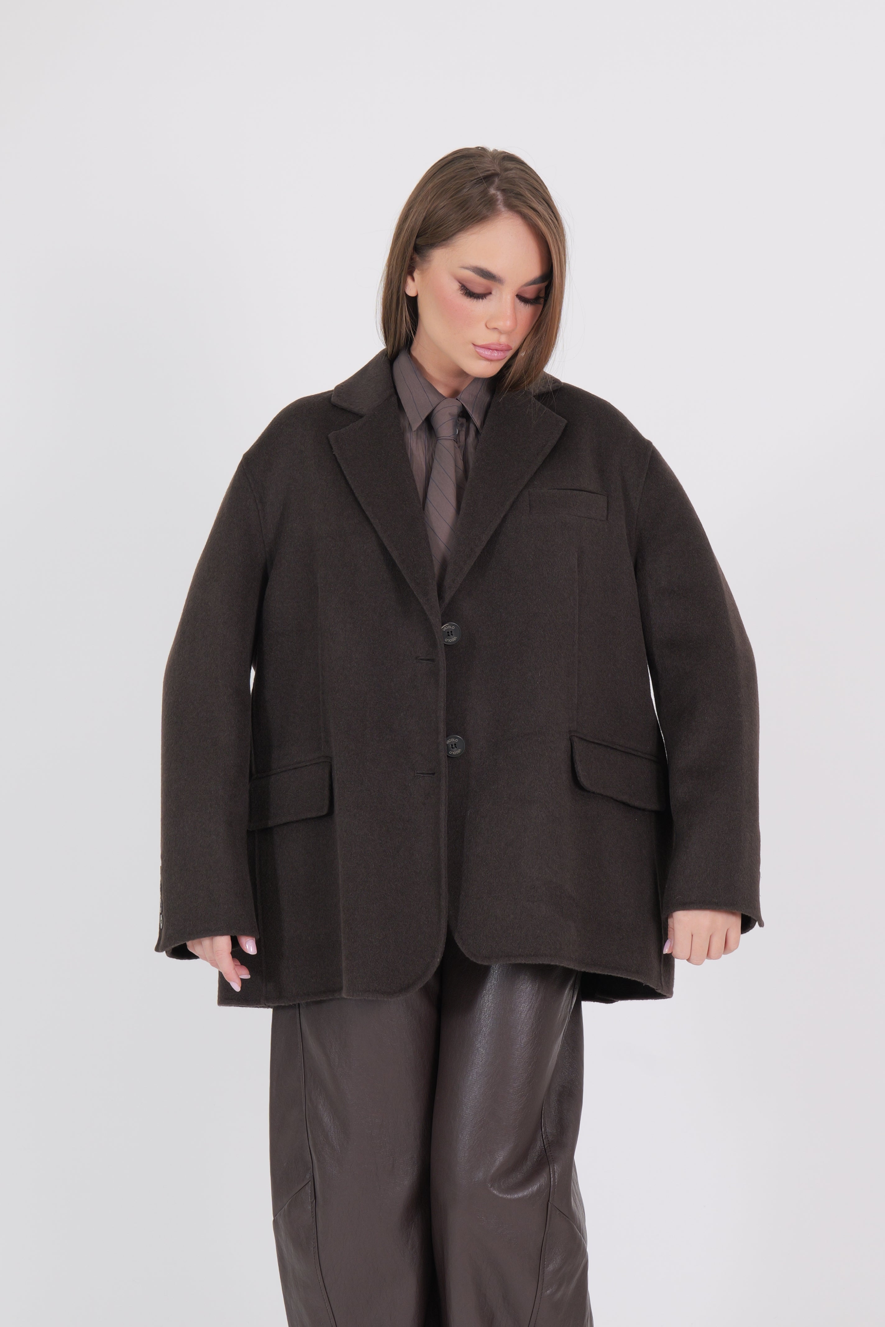 CAPPOTTO CORTO CLASSIC MORO