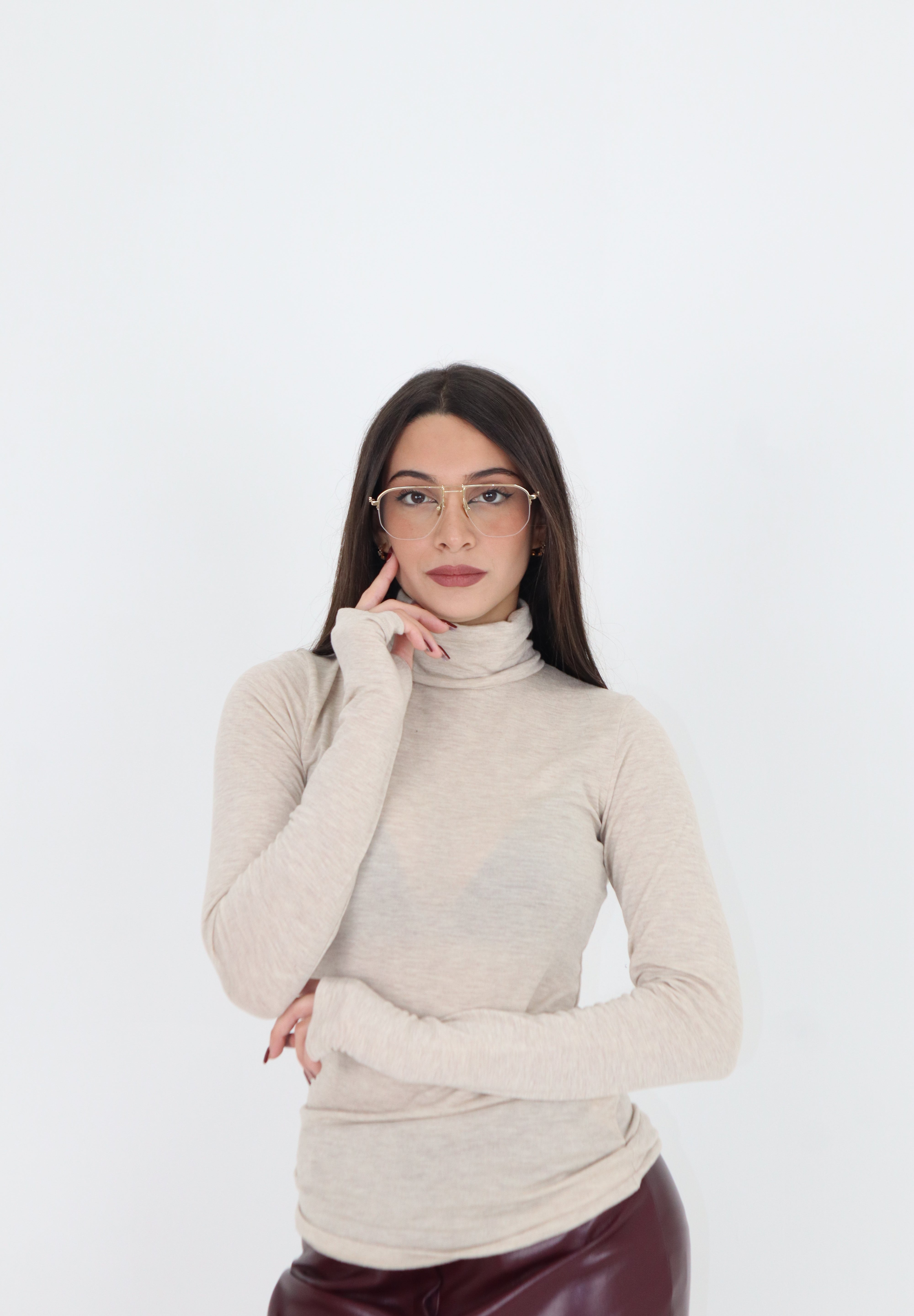 MAGLIA BASIC COLLO ALTO