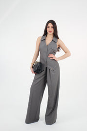 GILET REVERSE GRIGIO