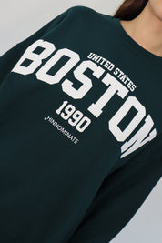 OVER BOSTON ROUND NECK SWEATSHIRT