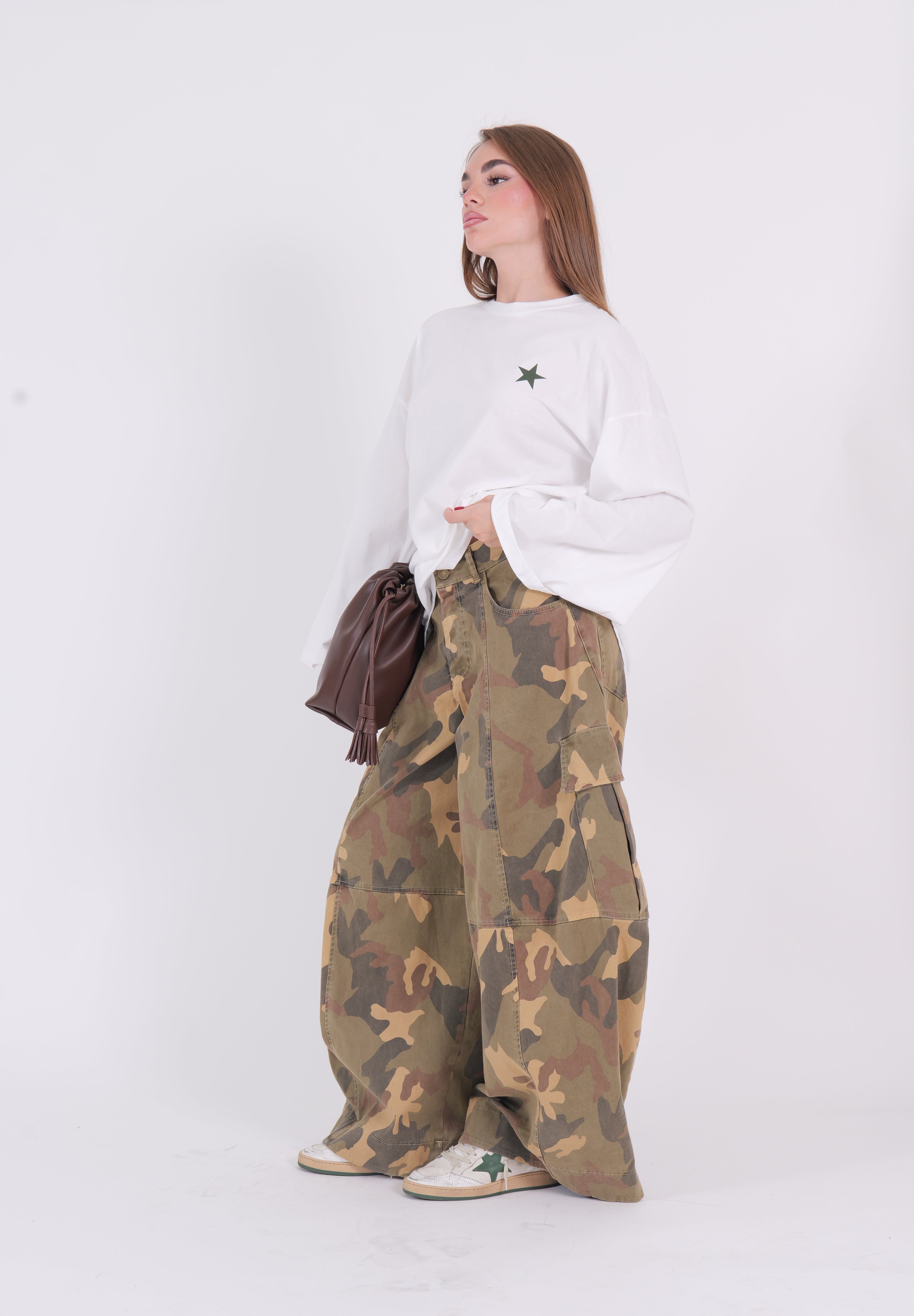 PANTALONE MIMETICO VERDE