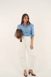 CAMICIA DENIM TENCEL