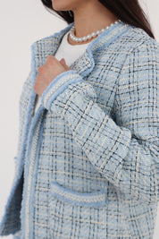 GIACCA ISA CELESTE