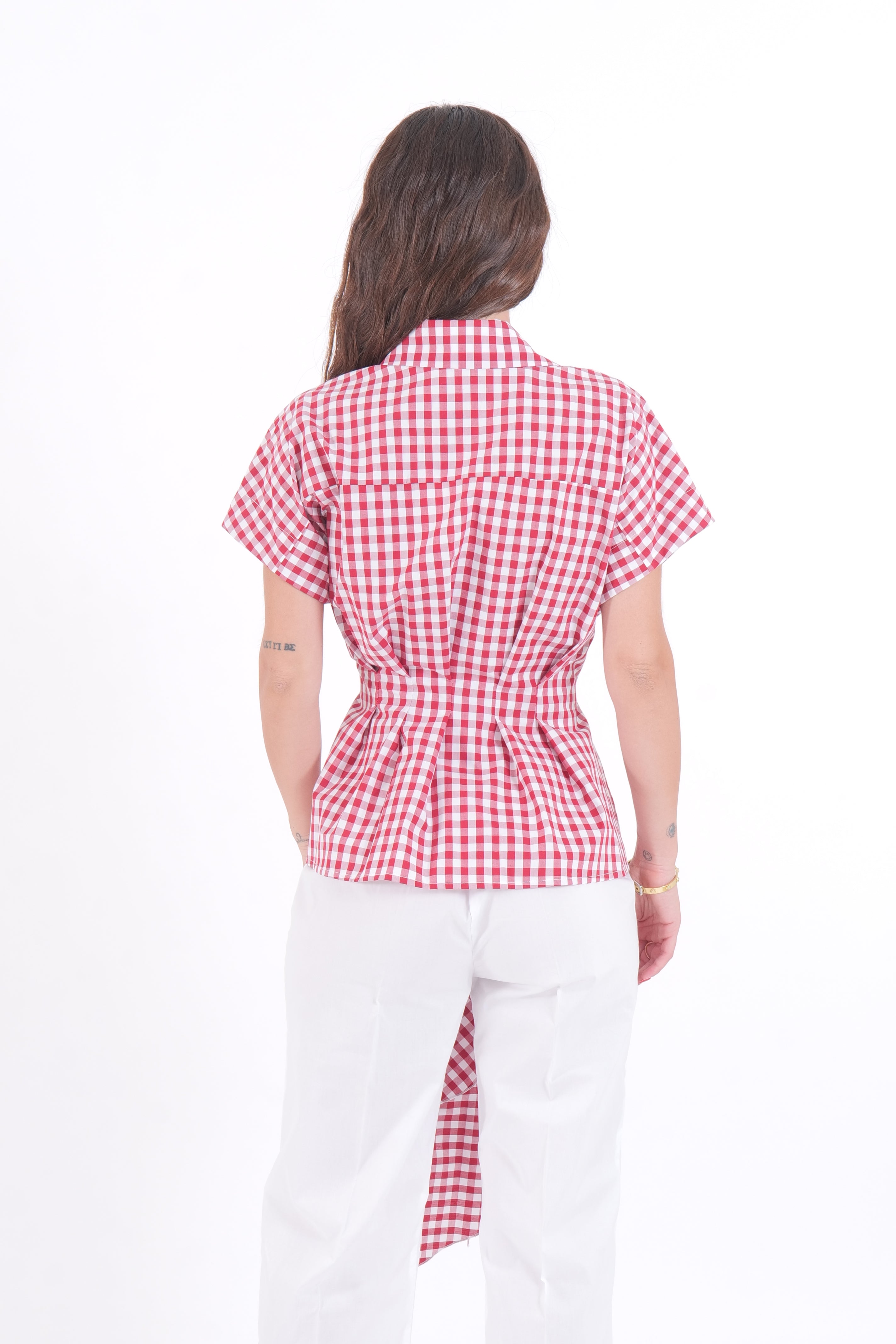 CAMICIA SMANICATA ROSSA