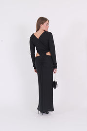 ABITO CUT OUT NERO