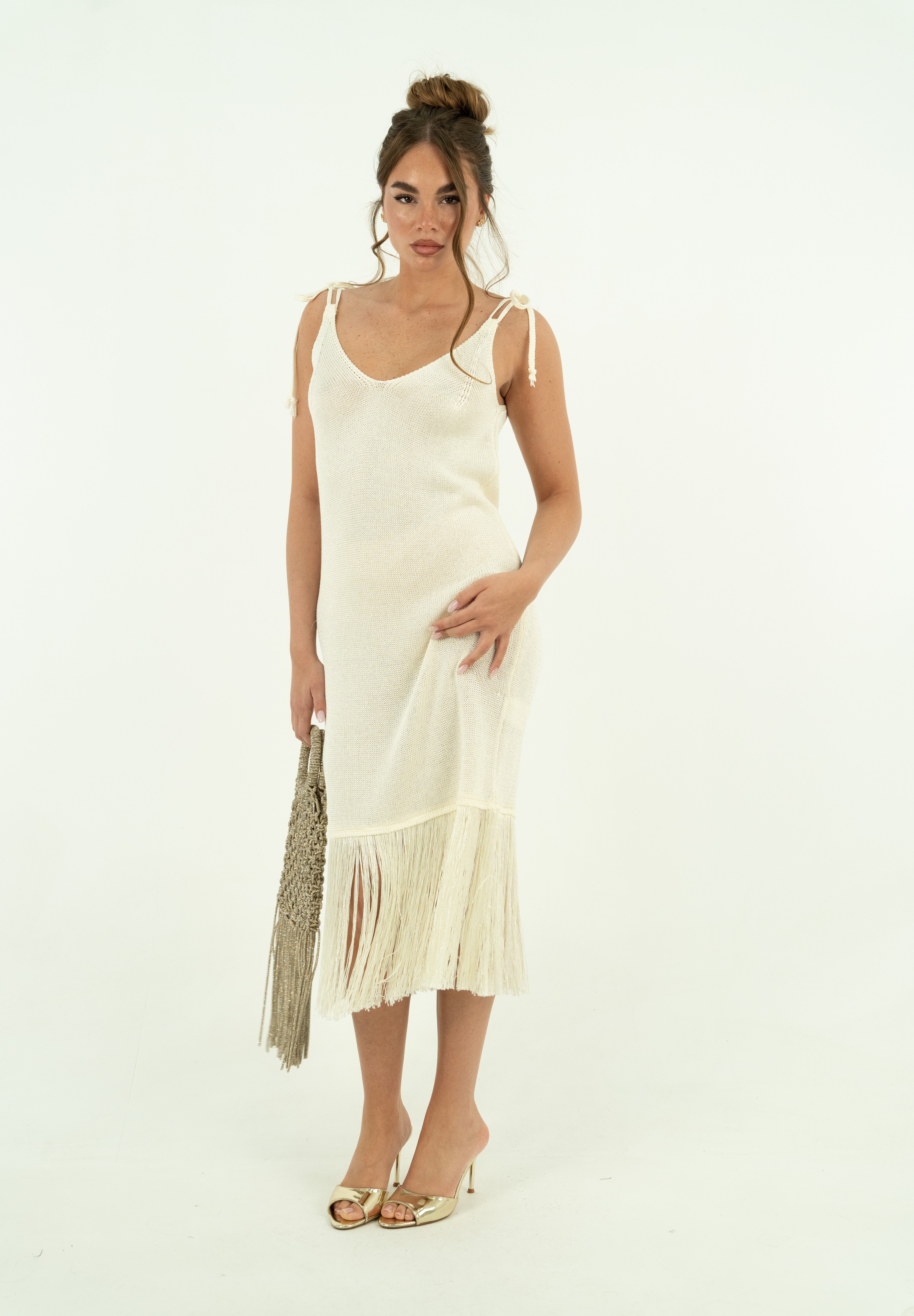 MINI DRESS FRANGE PANNA