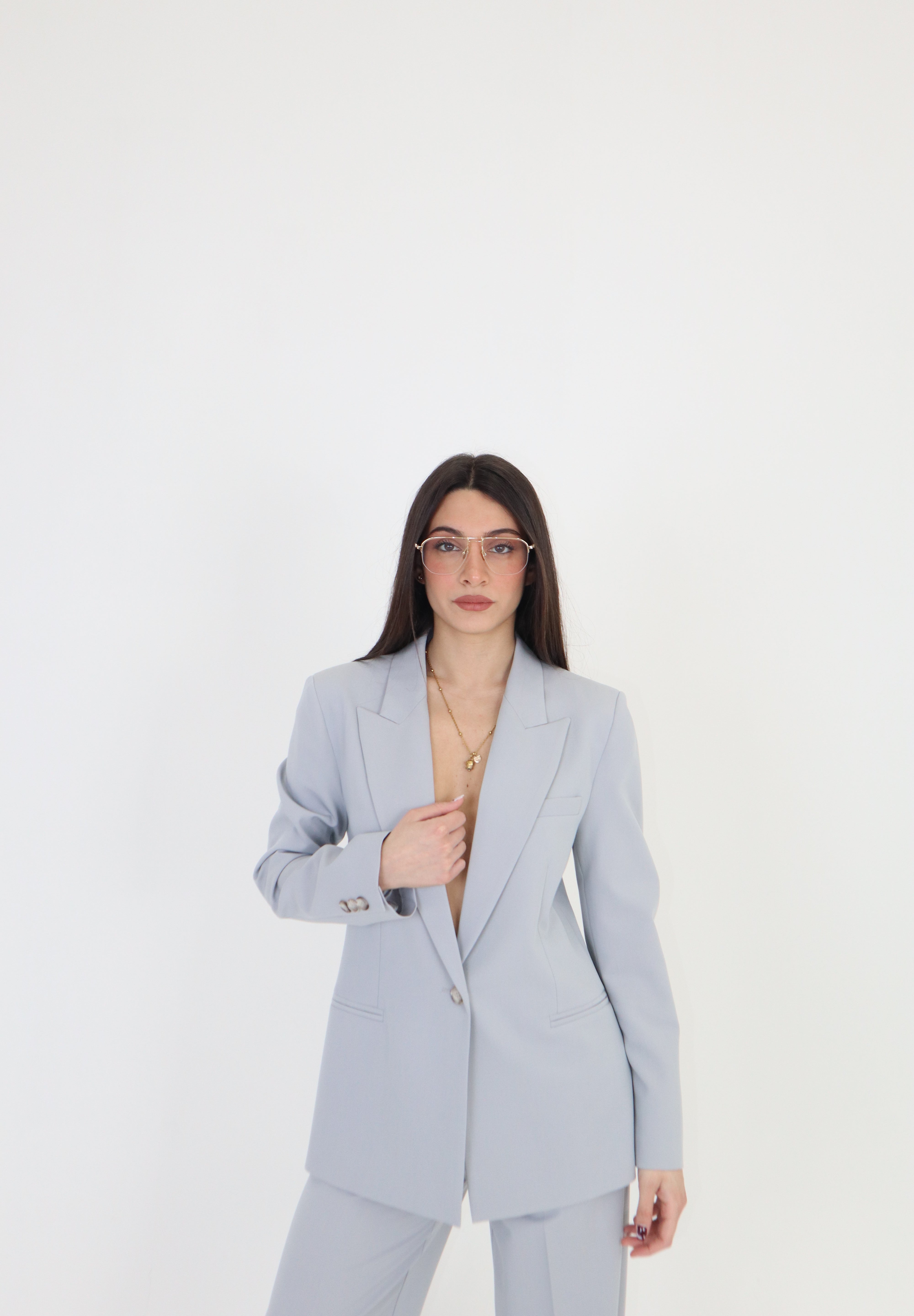 BLAZER SOPHIA GHIACCIO