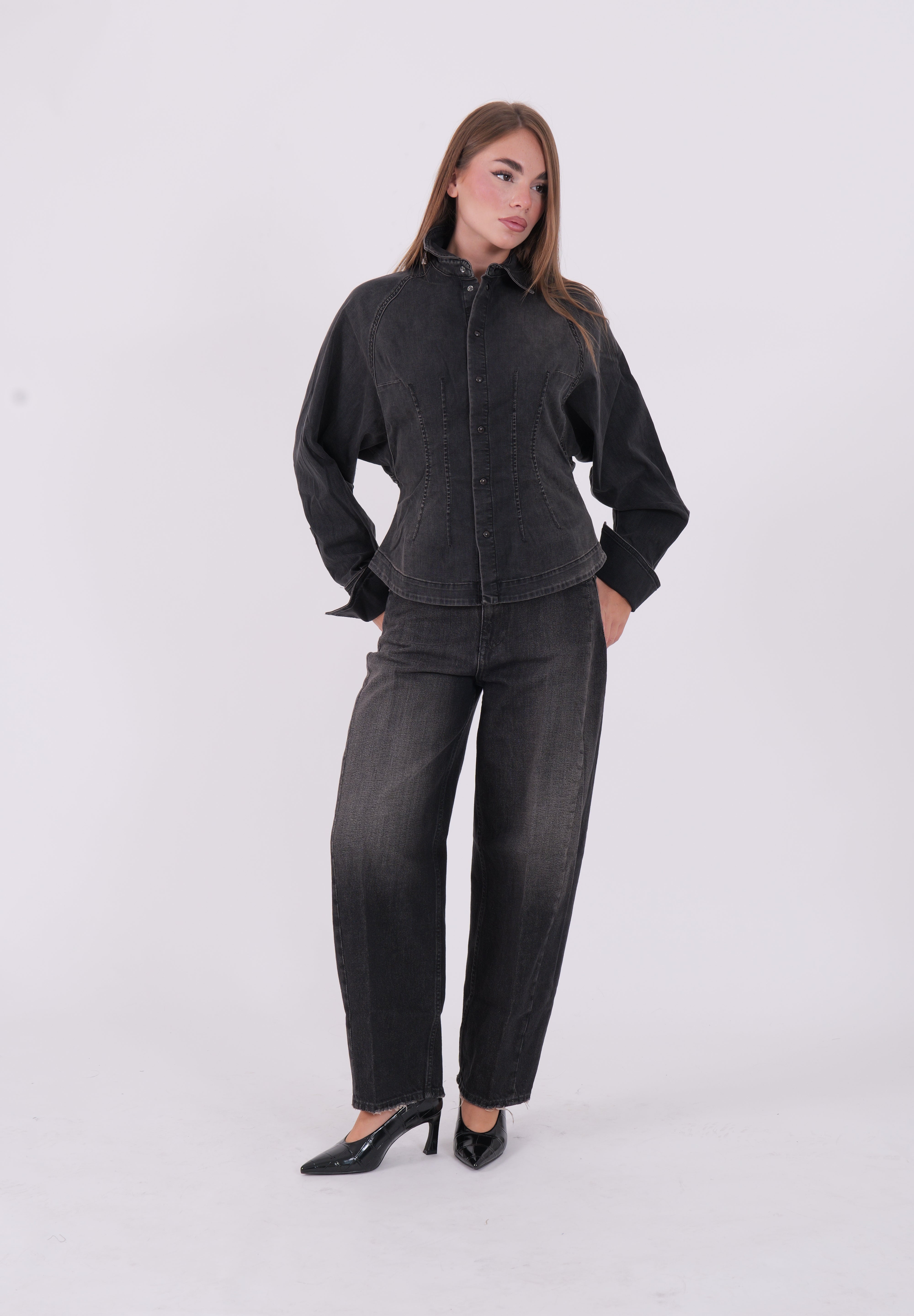 DENIM CHIARA NERO DIRTY