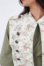 GILET MARGOT FLOREAL