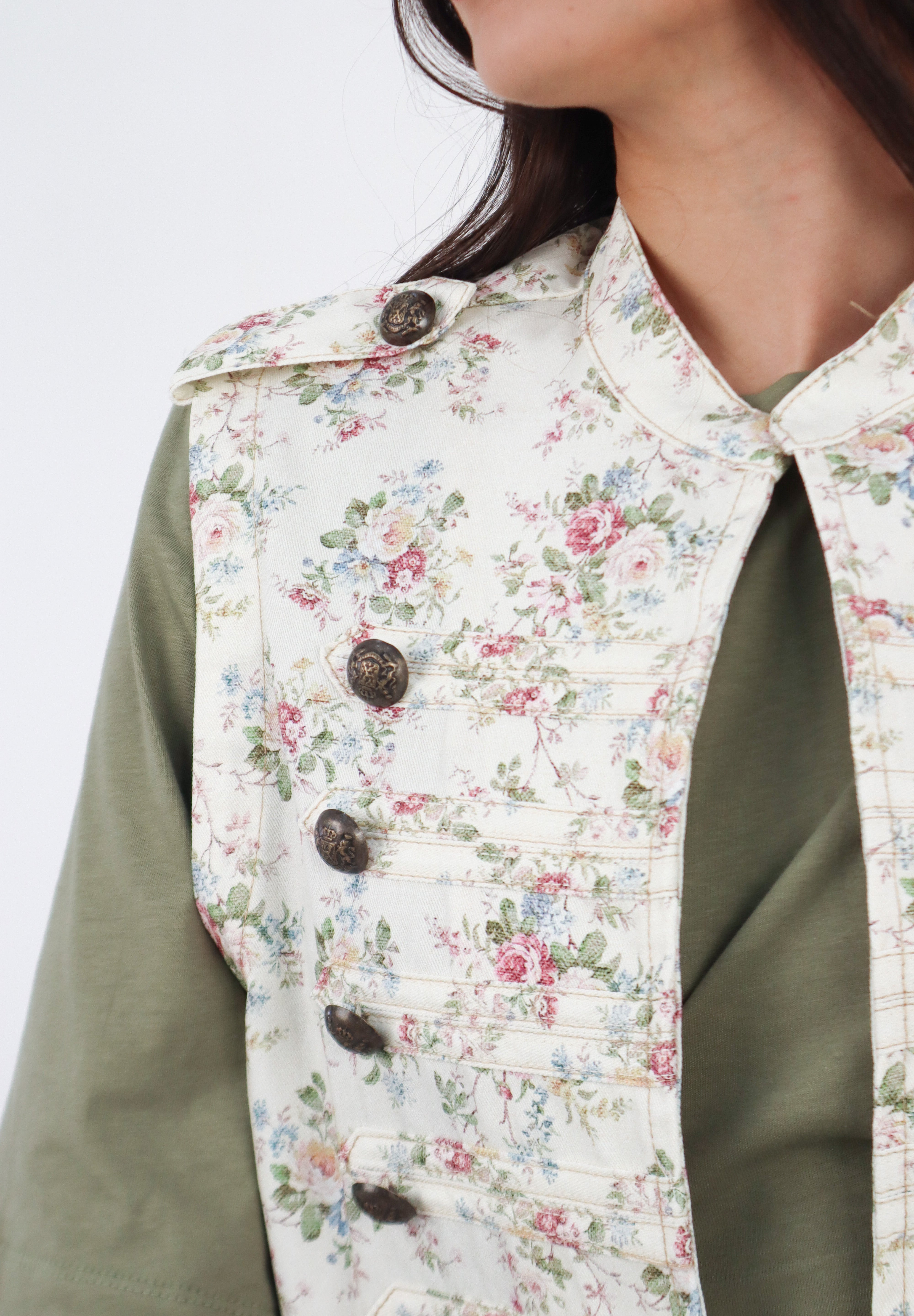 GILET MARGOT FLOREAL