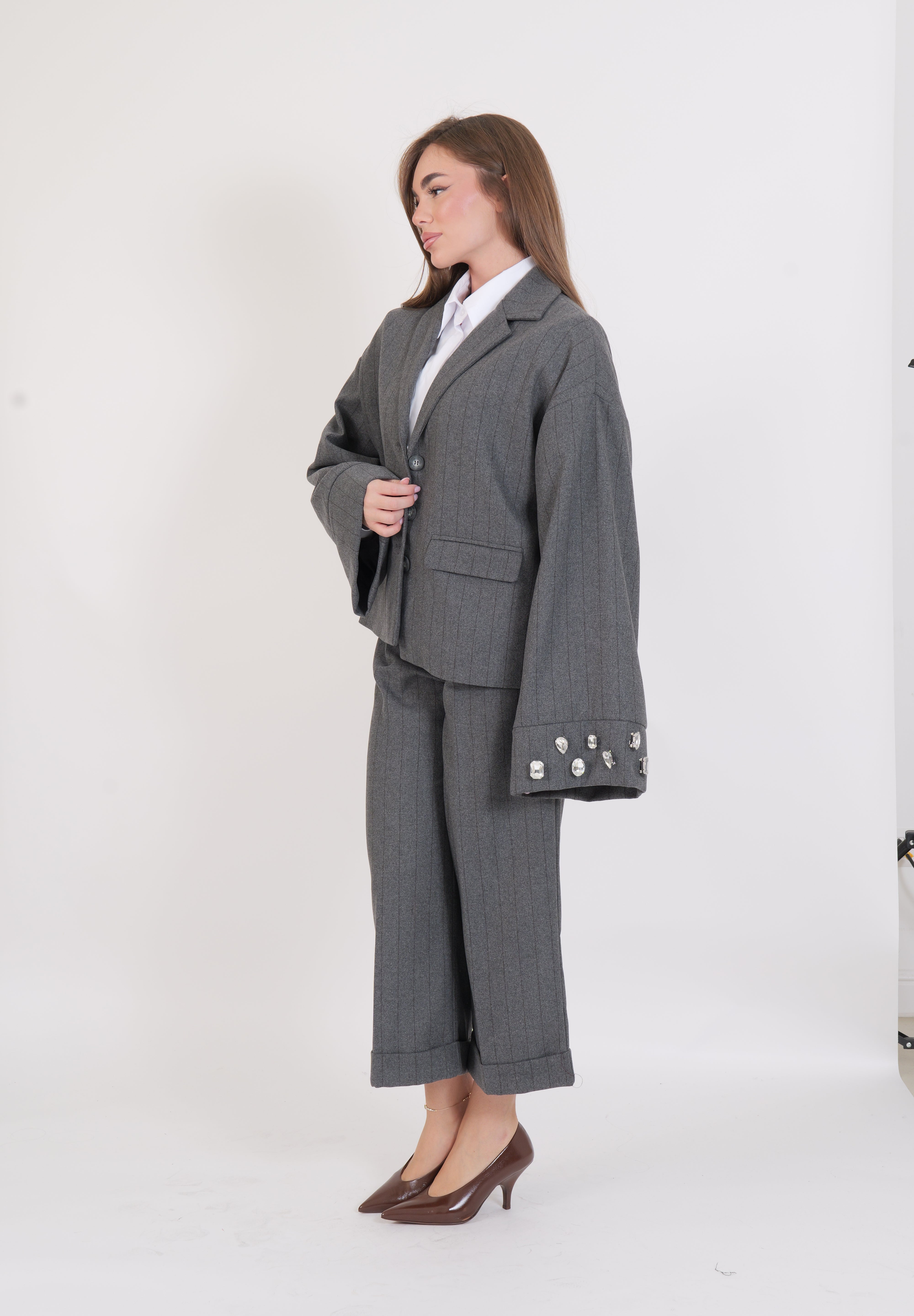 PANTALONE OLAND GRIGIO