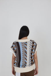 GILET JACQUARD