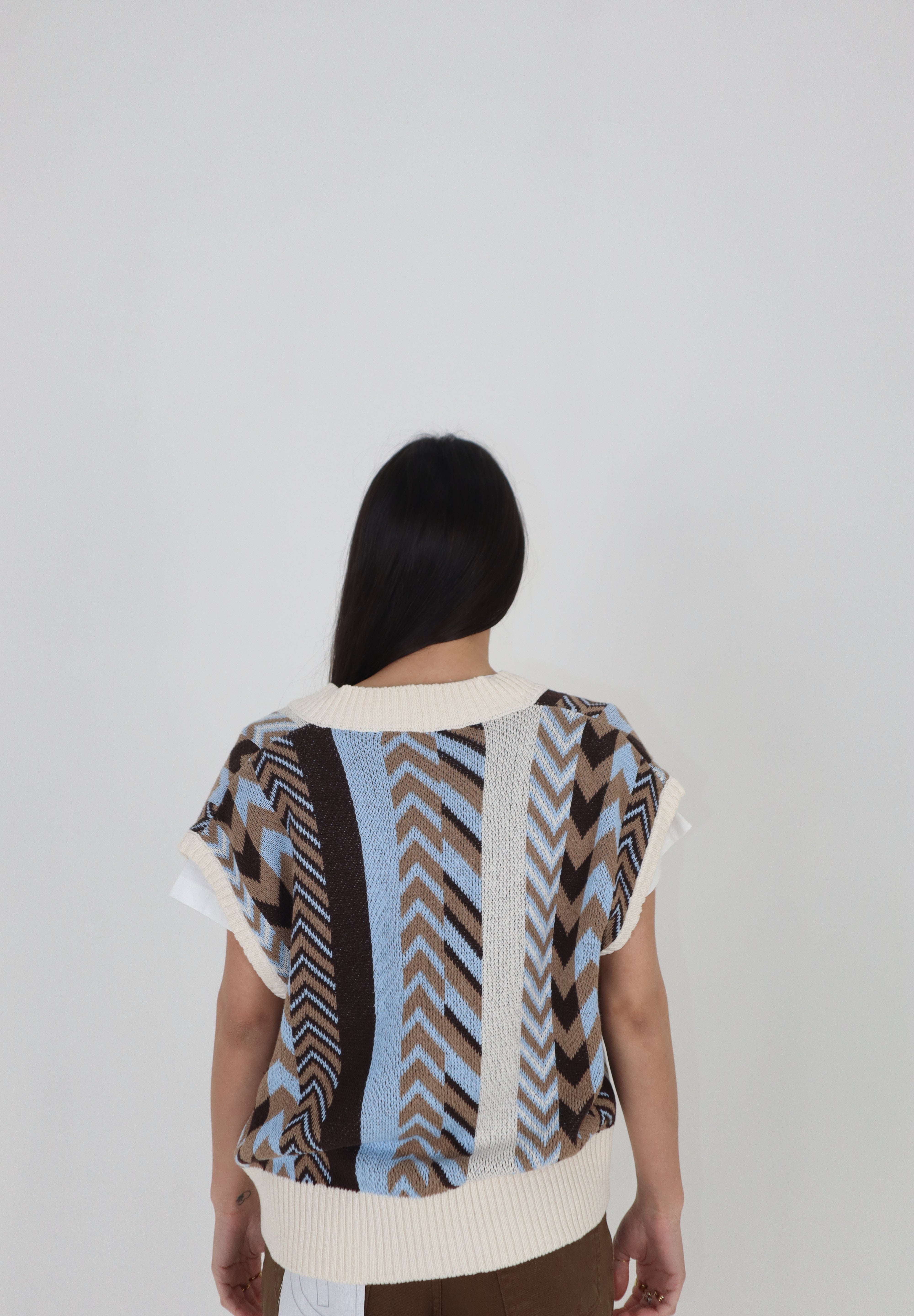 GILET JACQUARD