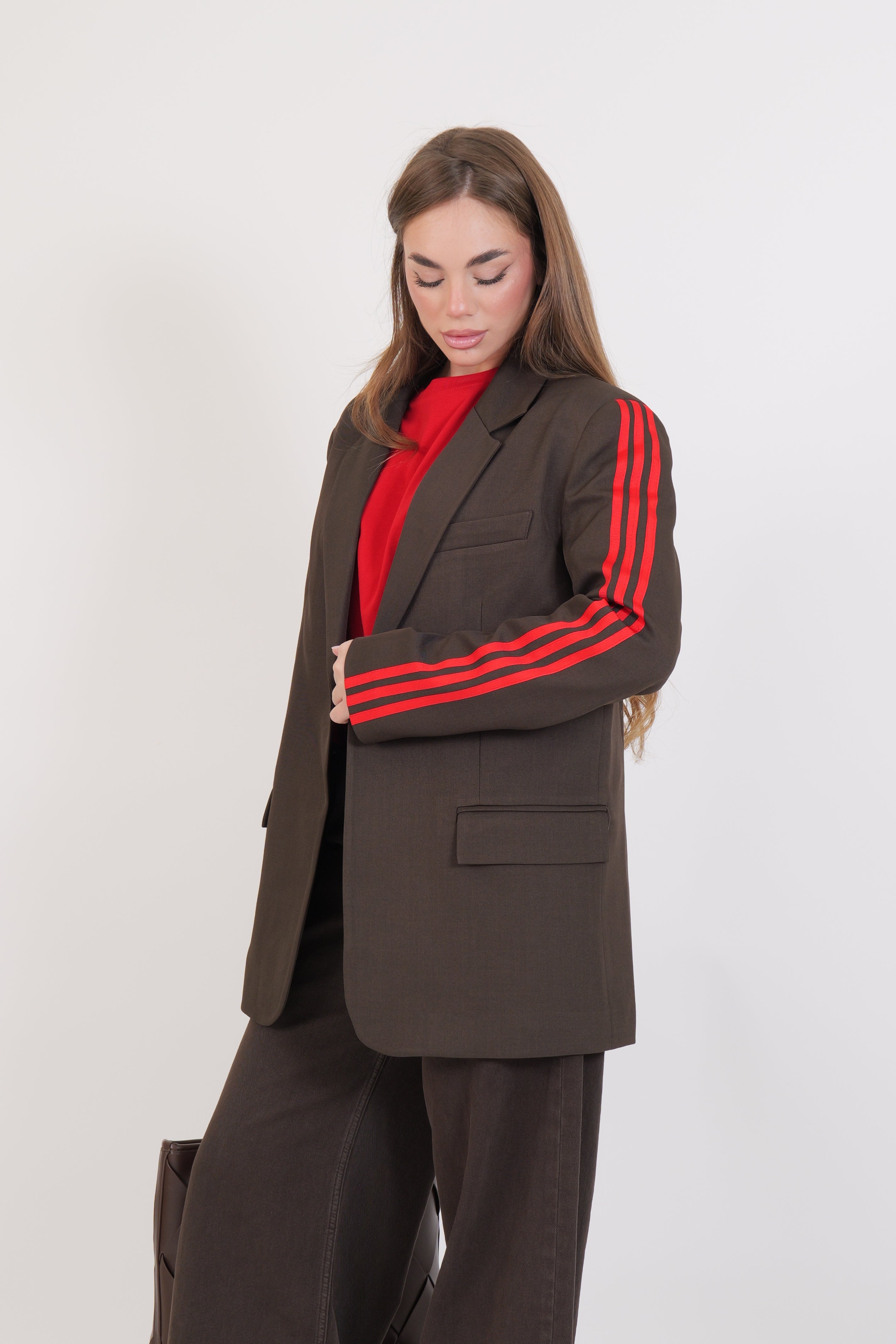 BLAZER MORO/ROSSO
