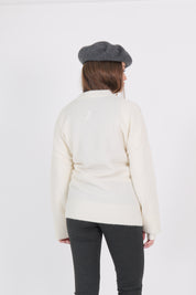 PULLOVER OFF WHITE AKEP