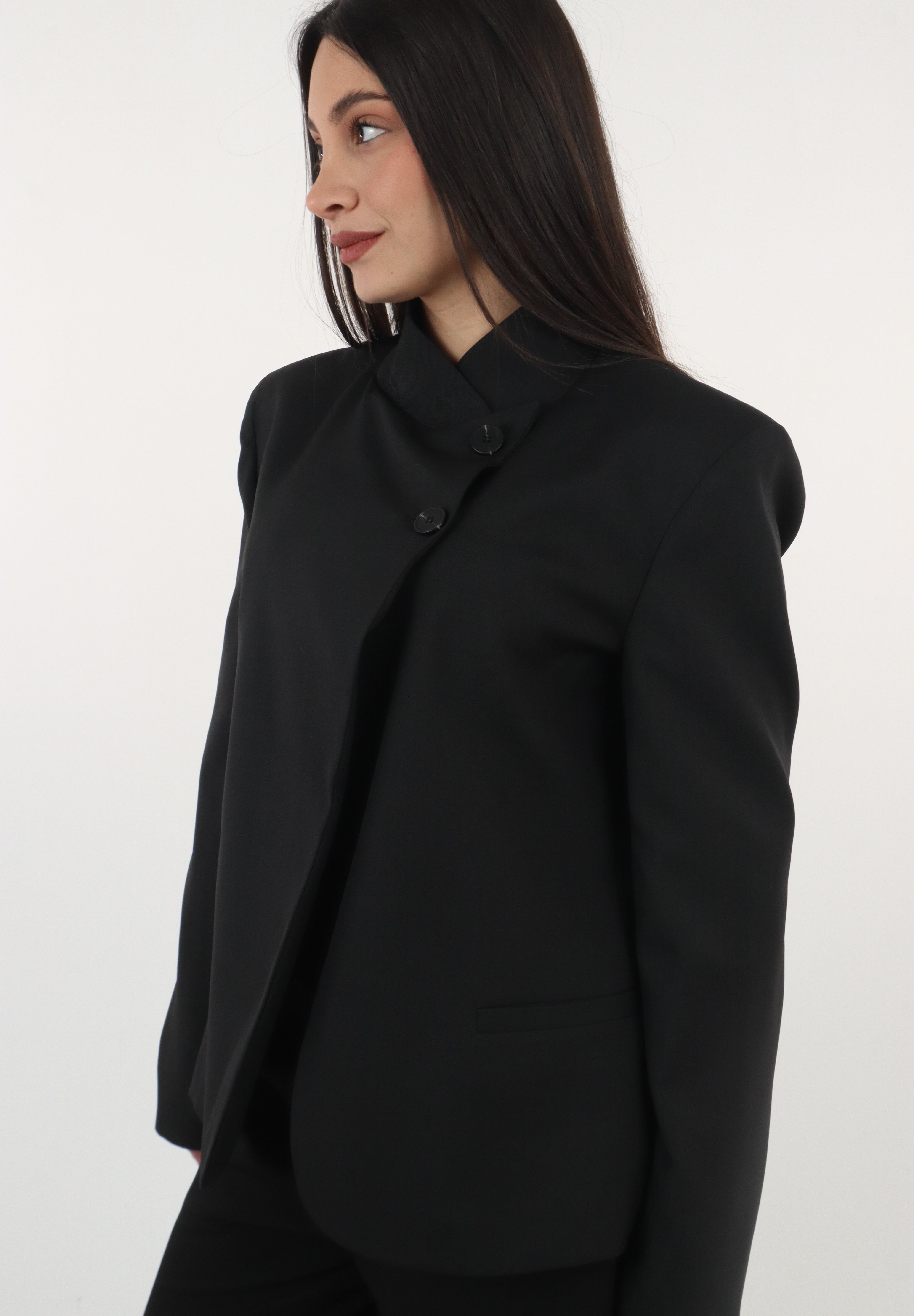 BLAZER COREAN BLACK