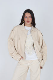 JACKET AVIATORE MILK