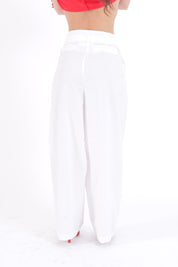 PANTALONE COTTON BIANCO