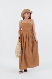 DRESS SOPHIA CAMEL