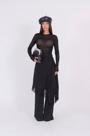 PANTALONE NERO TENSIONE